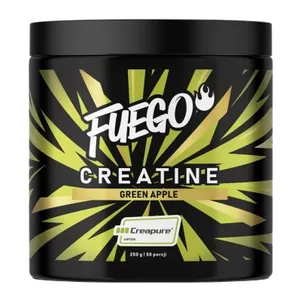 Fuego - Creapure, Monohydrat Kreatyny, Zielone Jabłko, Proszek, 250g