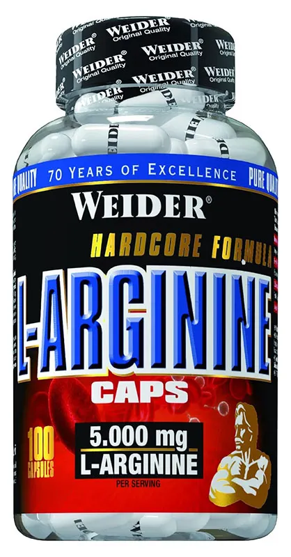 Weider - L-arginina Caps, 100 kapsułek