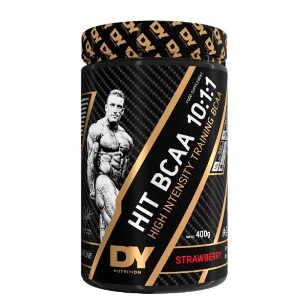 Dorian Yates - HIT BCAA 10:1:1, Strawberry, Proszek, 400g