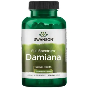 Swanson - Damiana, 510mg, 100 kapsułek