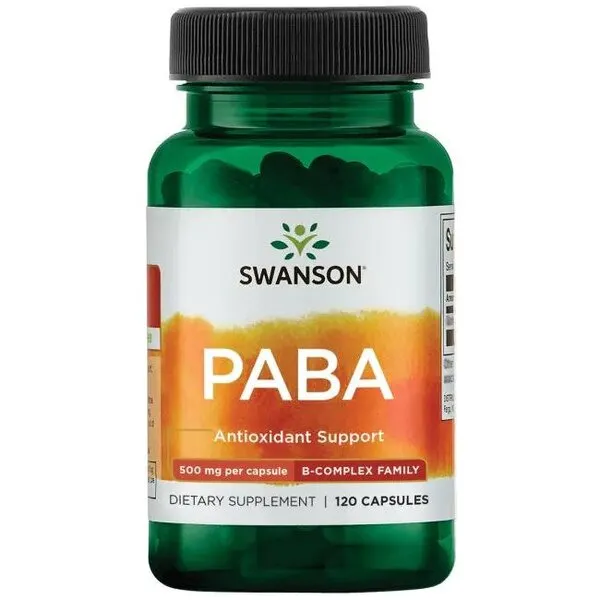 Swanson - PABA, 500mg, 120 kapsułek