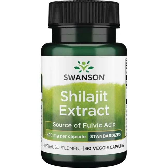 Swanson - Shilajit Extract, 400mg, 60 kapsułki