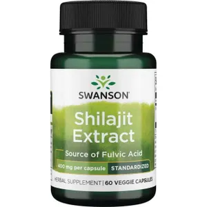 Swanson - Shilajit Extract, 400mg, 60 kapsułki