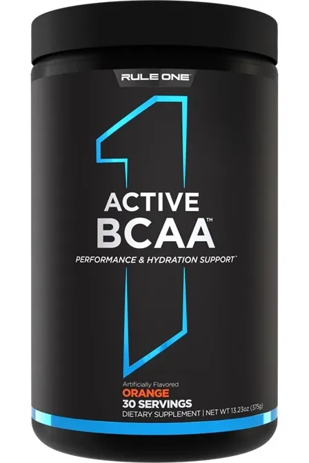 Rule One - Active BCAA, Pomarańcza, Proszek 375g