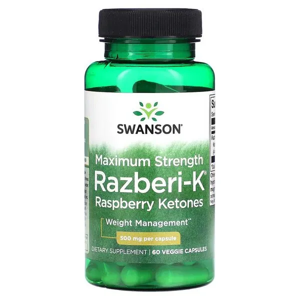 Swanson - Razberi-K, 500mg, 60 vkaps