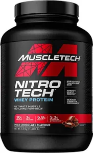 MuscleTech - Nitro-Tech, Milk Chocolate, Proszek, 1800g