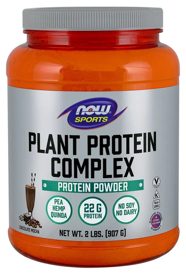 NOW Foods - Plant Protein Complex, Chocolate Mocha, 907g