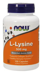 NOW Foods - L-Lizyna, 500mg, 100 kapsułek