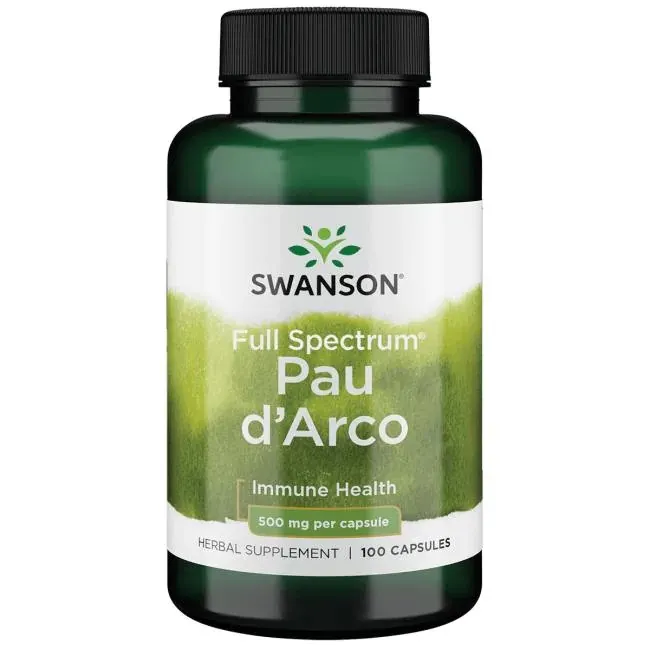 Swanson - Pau d'Arco, 500mg, 100 kapsułek
