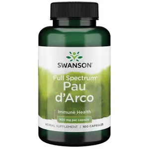 Swanson - Pau d'Arco, 500mg, 100 kapsułek