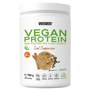 Weider - Odżywka Białkowa Vegan Protein, Mrożone Cappuccino, Proszek 750g