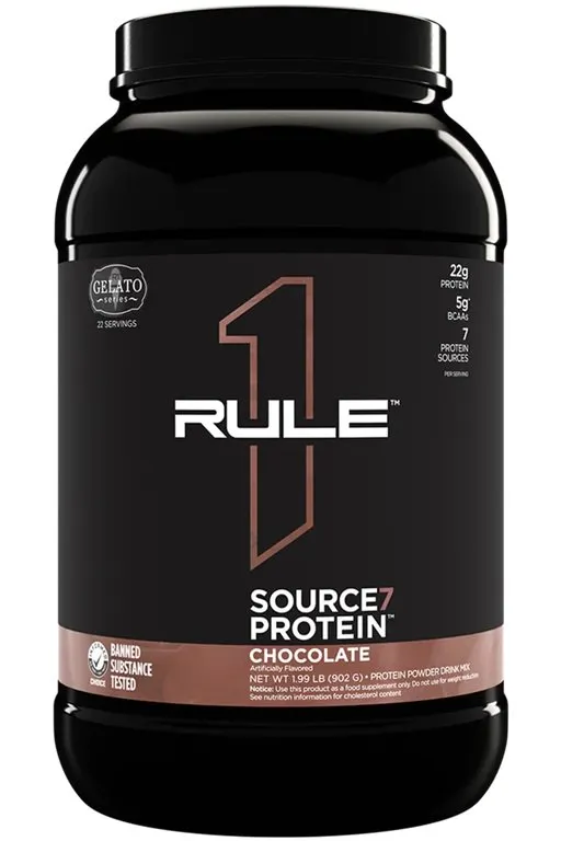 Rule One - Odżywka Białkowa Source7 Protein, Chocolate Gelato, Proszek 902g