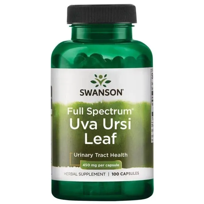 Swanson - Uva Ursi (Mącznica Lekarska), 450mg, 100 kapsułek