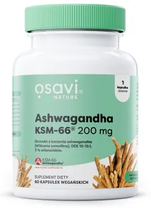 Osavi - Ashwagandha KSM-66, 200mg, 60 vkaps