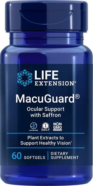 Life Extension - MacuGuard Ocular Support, 60 kapsułek miękkich