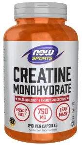 Now Foods - Monohydrat Kreatyny, 750mg, 240 vkaps