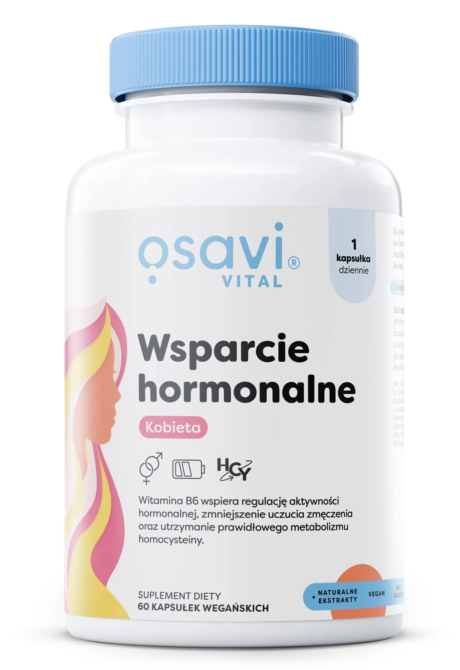 Osavi - Wsparcie Hormonalne Kobieta, 60 vkaps