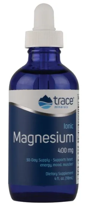 Trace Minerals - Ionic Magnesium 400mg, Płyn, 59 ml