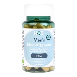 Holland & Barrett - Minerały na Włosy dla Mężczyzn, Men's Hair Vitamins, 60 kapsułek