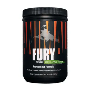 Universal Nutrition - Animal Fury, Green Apple, Proszek, 495g