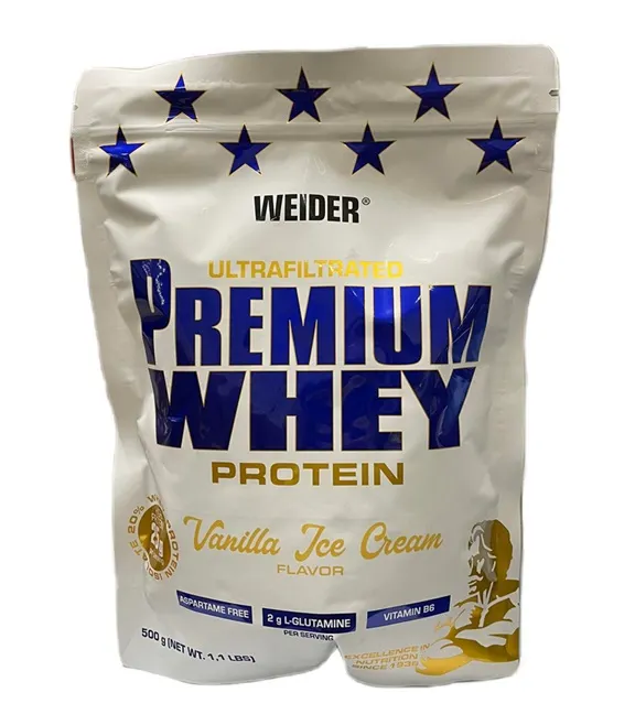 Weider - Odżywka Białkowa, Premium Whey, Vanilla Ice Cream, Proszek, 500g
