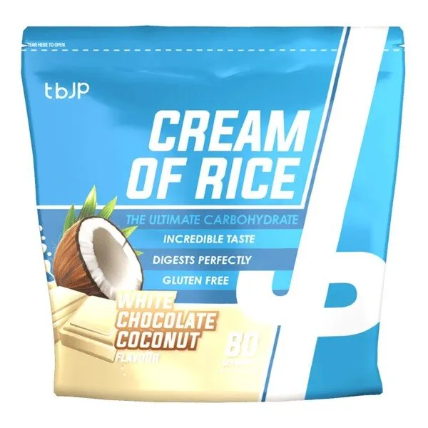 Trained by JP - Cream of Rice, White Chocolate Coconut, Proszek, 2000g
