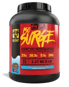 Mutant - Iso Surge, Izolat, Cookies & Cream, Proszek, 2270g