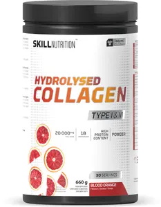 Skill Nutrition - Kolagen Typu I i III, Hydrolizowany, Blood Orange, 660g