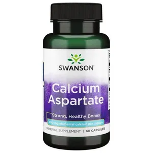 Swanson - Asparaginian Wapnia, 200mg, 60 kapsusłek