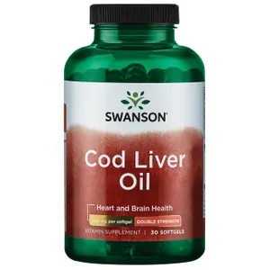 Swanson - Cod Liver Oil, 700mg, 30 kapsułek miękkich