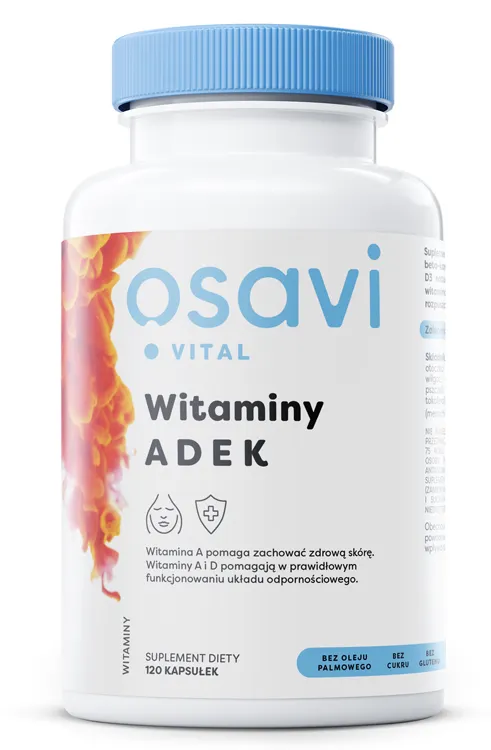 Osavi - Witaminy ADEK, 120 kapsułek miękkich