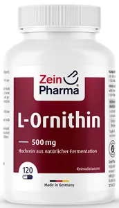Zein Pharma - L-Ornityna, 500mg, 120 kapsułek