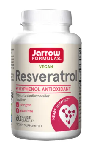 Jarrow Formulas - Resweratrol, 100mg, 60 vkaps