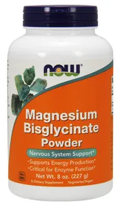 NOW Foods - Bisglicynian Magnezu, Proszek, 227g
