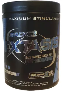 Stacker2 Europe - Przedtreningówka, Extasis, Tropical Fruit, Proszek 400g