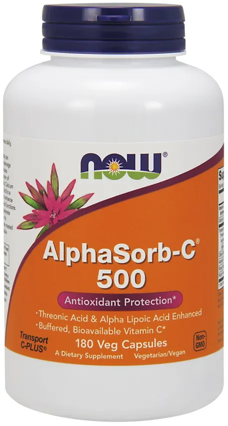 NOW Foods - AlphaSorb-C, 500mg, 180 vkaps