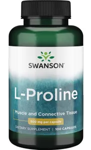 Swanson - L-Prolina, 500mg, 100 kapsułek