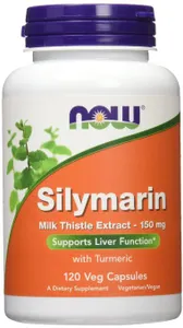 NOW Foods - Sylimaryna, Ekstrakt z Ostropestu z Kurkumą, 150mg, 120 vkaps