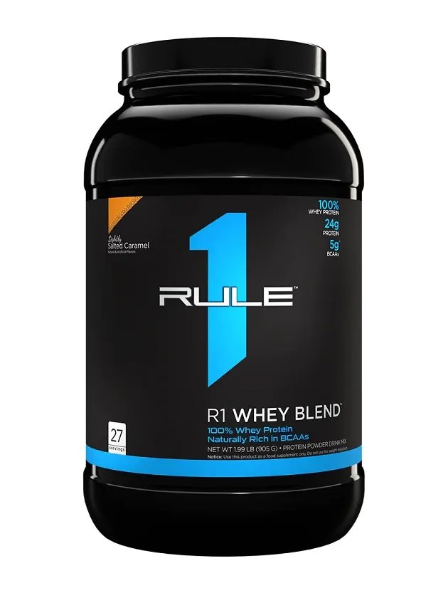 Rule One - R1 Whey Blend, Odżywka Białkowa, Lightly Salted Caramel, Proszek, 905g