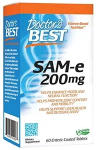Doctor's Best - SAM-e, 200mg, 60 tabletek