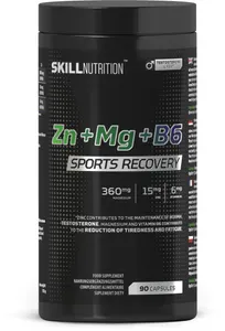 Skill Nutrition - Cynk + Magnez + B6, Sports Recovery, 90 kapsułek