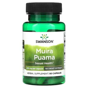 Swanson - Muira Puama, 250mg (10:1), 60 kapsułek