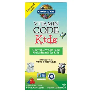Garden of Life - Vitamin Code, Kompleks Witamin dla Dzieci, 60 żelek