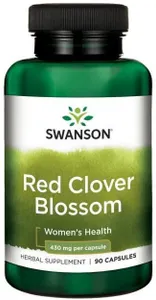 Swanson - Red Clover Blossom (Koniczyna Łąkowa), 430mg, 90 kapsułek
