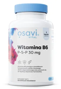Osavi - Witamina B6, P-5-P, 30 mg, 120 vkaps