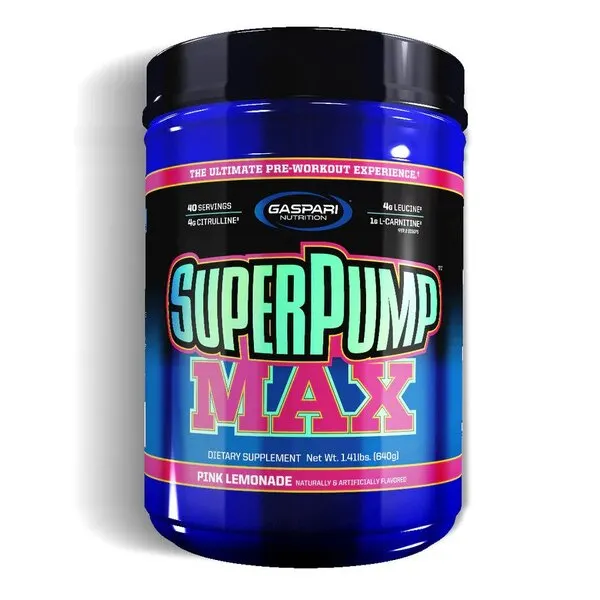 Gaspari Nutrition - SuperPump MAX, Pink Lemonade, Proszek, 640g