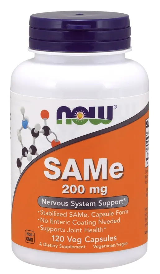 NOW Foods - SAMe, 200mg, 120 vkaps