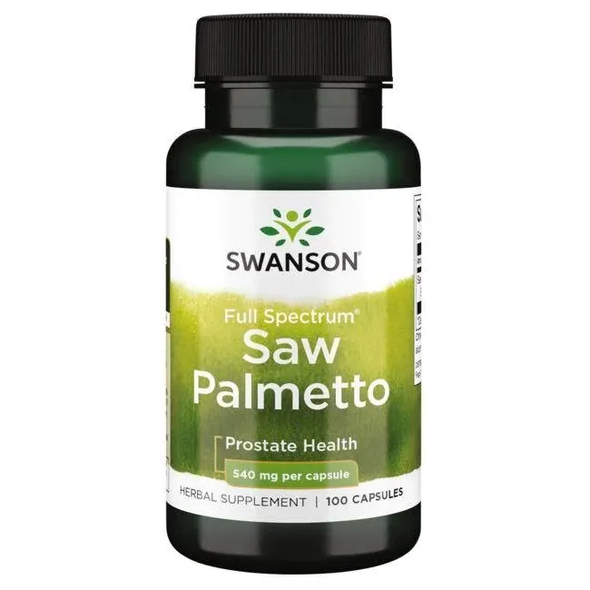 Swanson - Saw Palmetto (Palma Sabałowa), 540mg, 100 kapsułek