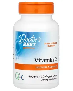 Doctor's Best - Witamina C z Quali-C, 500mg, 120 vkaps
