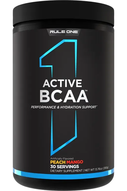Rule One - Active BCAA, Peach Mango, Proszek 390g